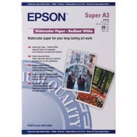 Epson Watercolor Paper Radiant White 188 g/m2, A3+ - 20 feuilles